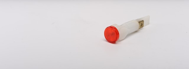 S-NEON230G Сигнальная арматура неон круглая D=10мм красная пластиковая 230В AС, без гайки