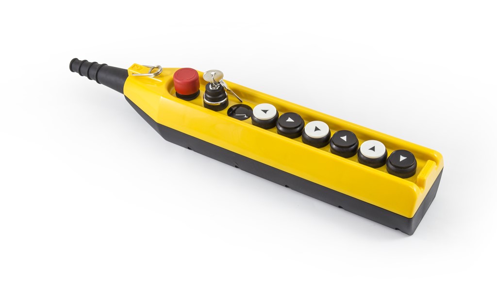 Крановый пульт PV9-E30-AC20-B-2-2-2-2-IP65 желто-черный с CP-E30R-R-(СА1С2) и с CP-AC20-(CA1C2) и 4 