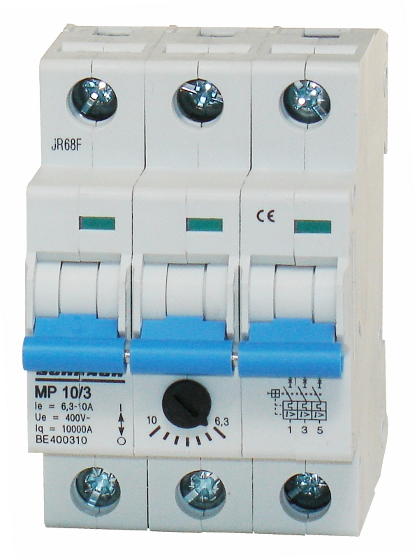 MP 3p 10,00/3 (6,30-10,00)А, Автомат защиты электродвигателя