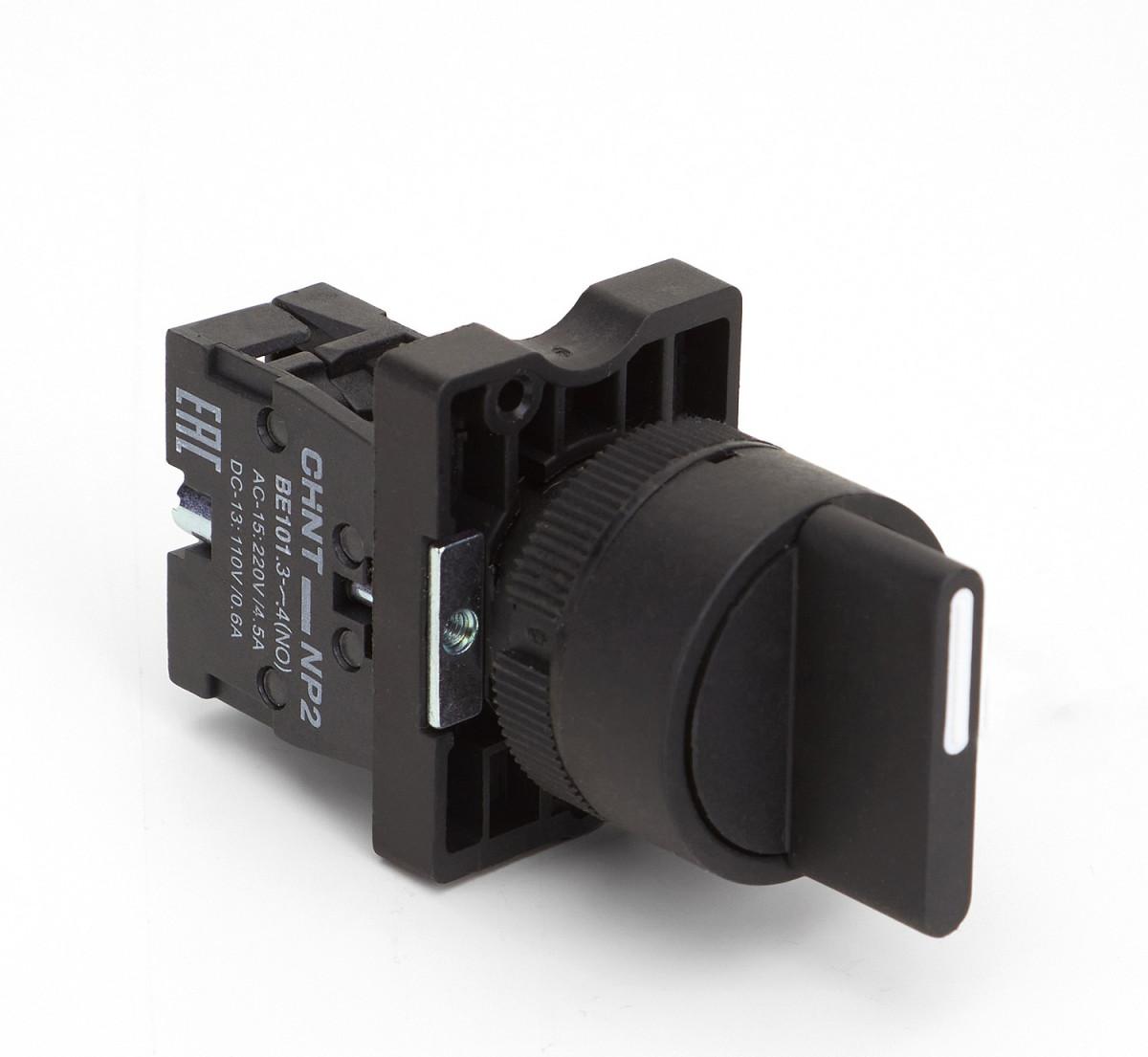 Переключатель NP2-ED21, 2 положения с фиксацией, 1НО IP40