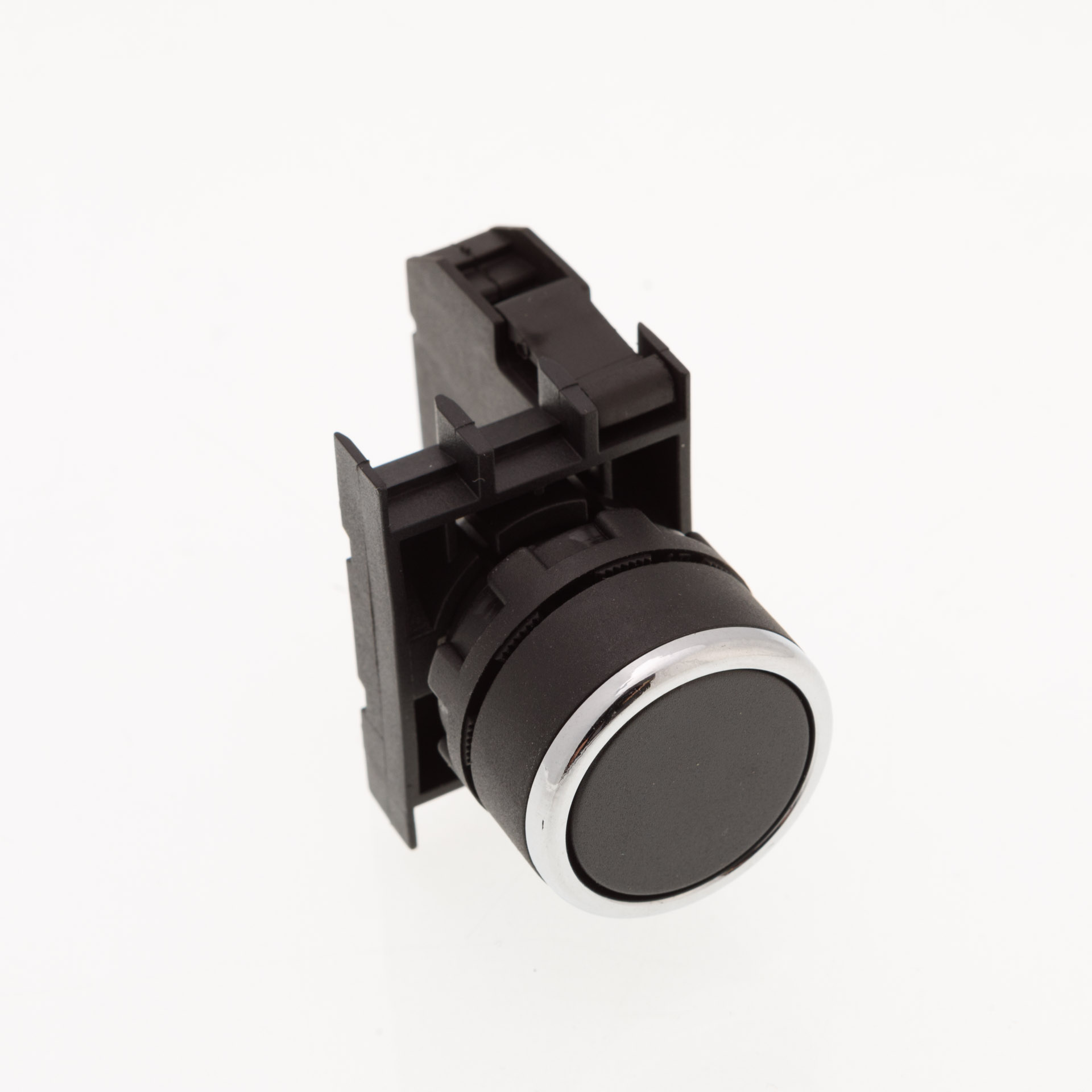 B-D -B-(BA-B2)-IP50 Кнопка круглая без фиксации черная пластиковая 1НЗ