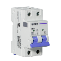 FMB-C 6kA 2P 25 х-ка C Автоматический выключатель