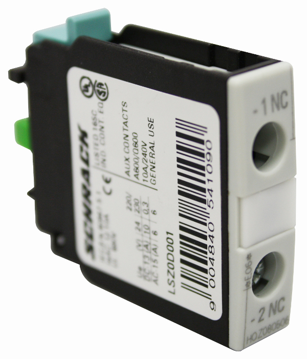 Блок-контакт для LS0/12 вспомогательный 1нз фронтальный монтаж (до 4шт на контактор)