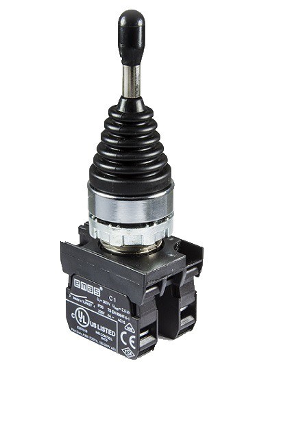 CM-DJ21-(CA-C1-C1)-IP65 Джойстик металл, 2 положения без фиксацией 2НО