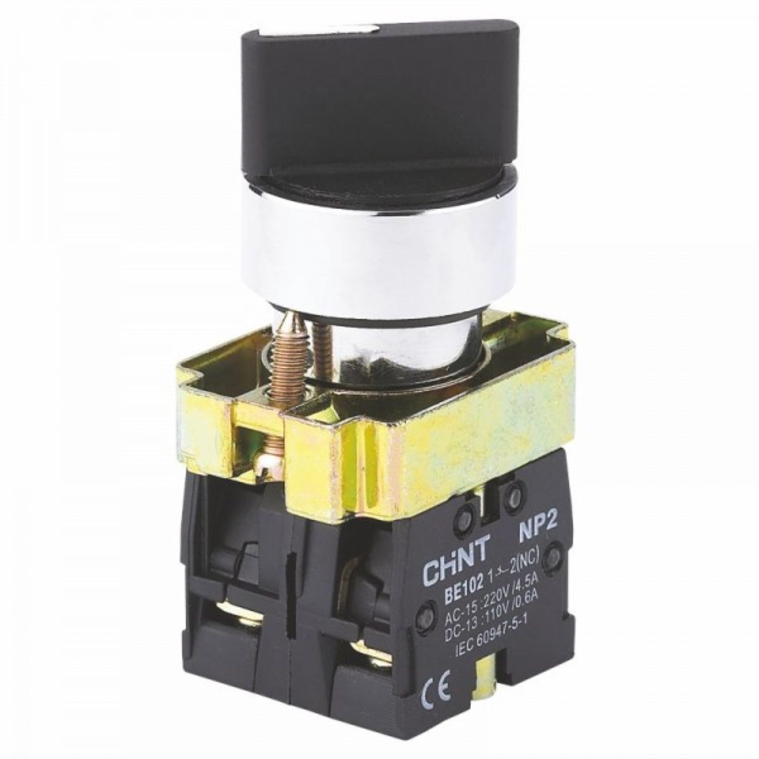 Переключатель NP2-BD53, 3 положения с возвратом, 2НО IP40