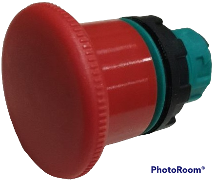 CP-ECN40P-R-IP65 Головка аварийной кнопки красная пластиковая "Грибок" д40 включение отжатием