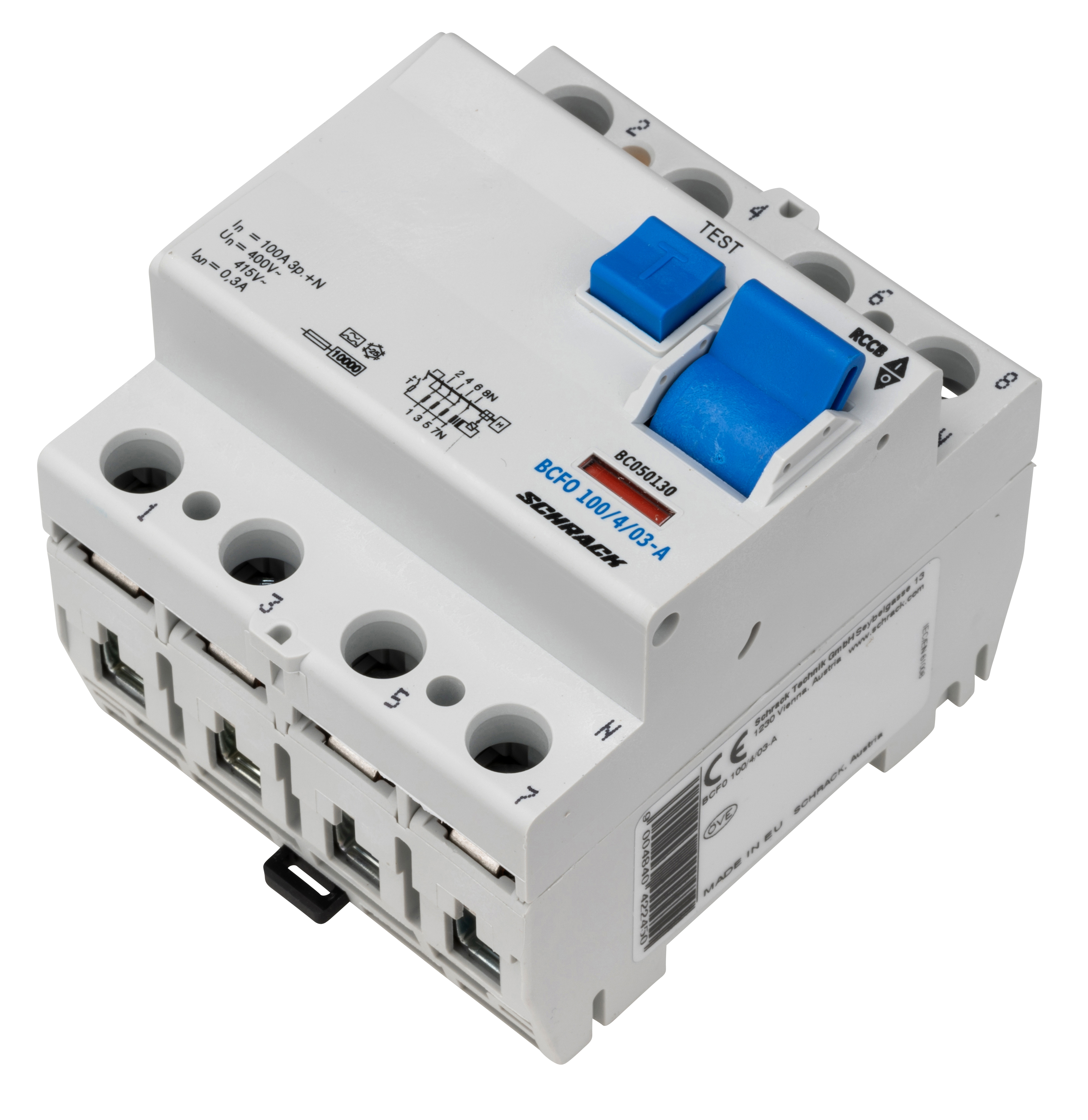 BC 10kA 4p 100A/300mA УЗО тип A