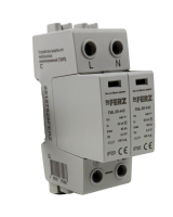 FML-65-440/2S Разрядник 1P+N Imax=65кА (8/20), In=30kA (8/20), Uc=440V, Тип C, 2M, сигнальный контакт