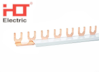 Шина соеденительная вилка  63A 1полюсная , 1метр  57 модулей