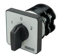 PS040KD334 Переключатель полюсов реверс. трехфазный (1-0-2) 40А