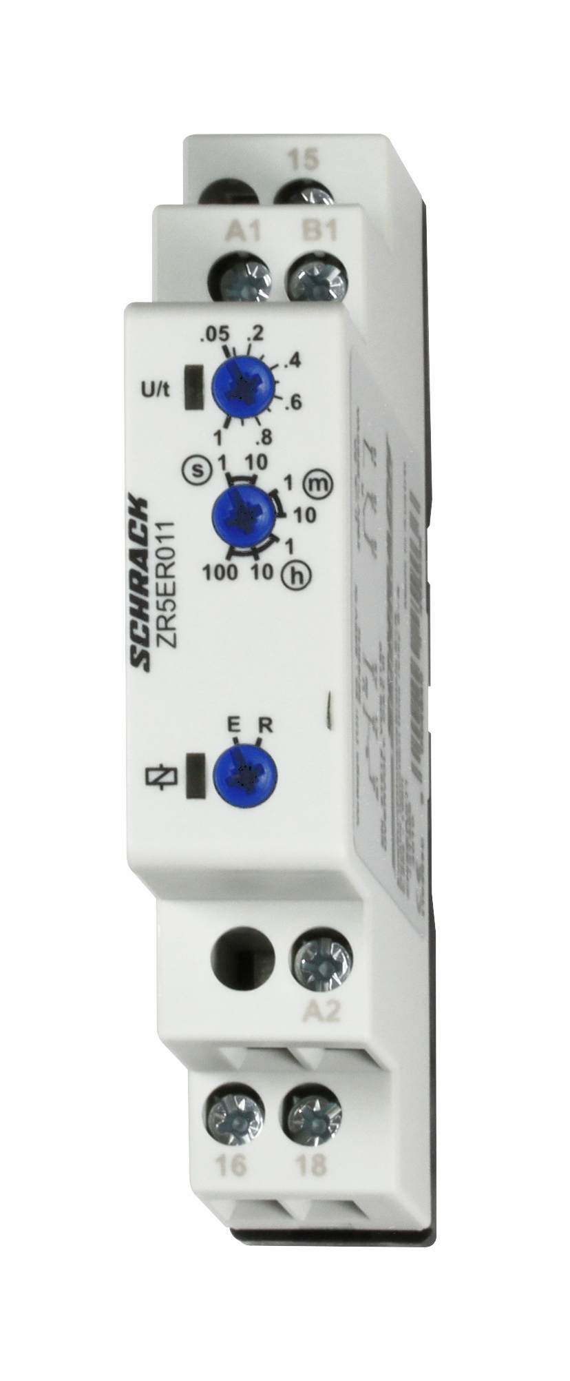 ZR5ER Двухфункциональное реле времени 24-240VAC/DC, 8A, 1ПК контакт с задержкой включения и выключен