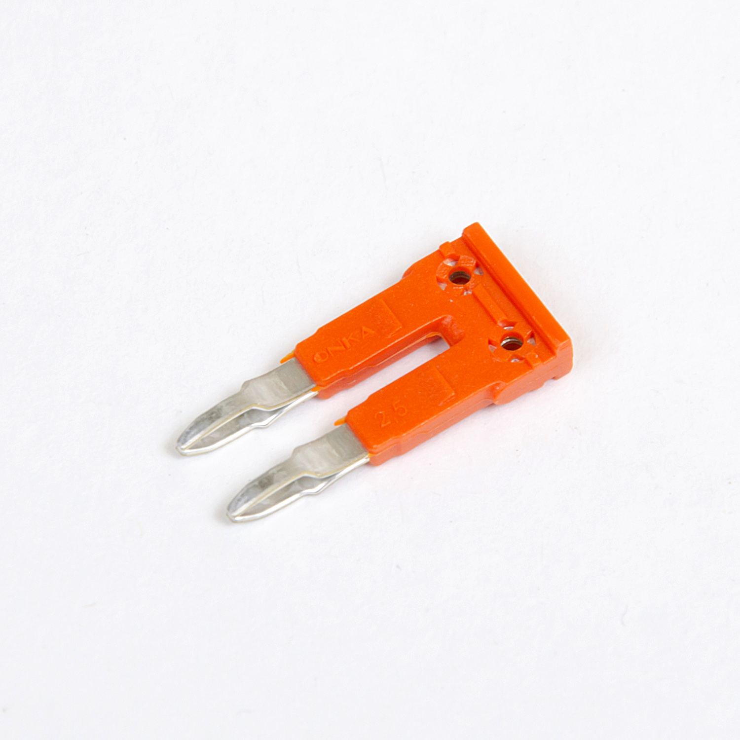 Перемычка 3K  2,5/ 2 для соединения 2-х клемм 2.5mm MRK-3K, оранжевая