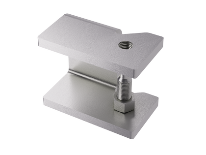 Крепление лестничного лотка к строительной балке, горячеоцинкованное