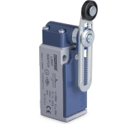 L51-K2-3-MEP122-IP65 Концевой выключатель медленного действия (1НО+1НЗ) двунаправленный с металлической консолью и пластиковым роликом с регулируемым