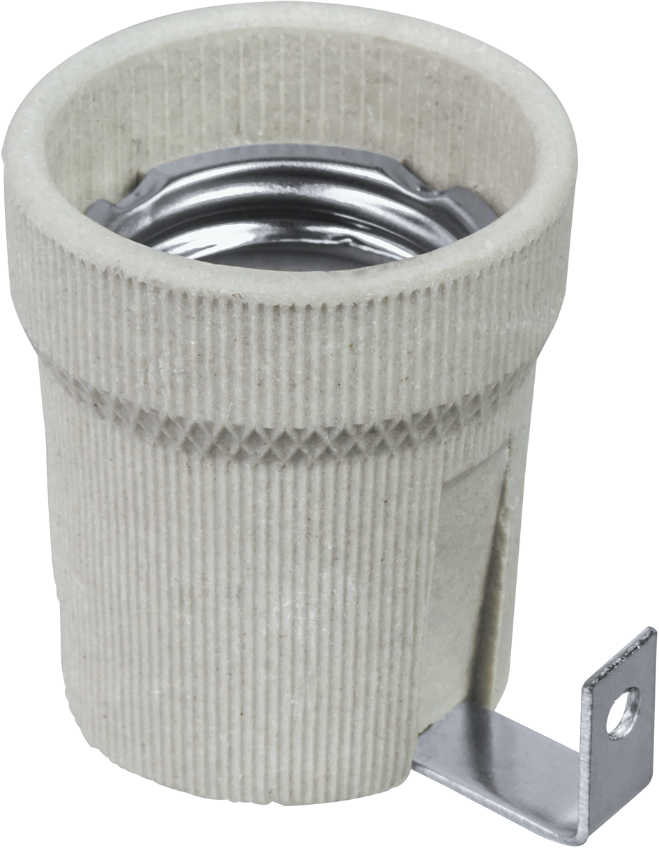 Патрон керамический с держателем Е27 NLH-CL-H-E27 Navigator 71 619. Код ОКРБ 007-2012: 27.33.11