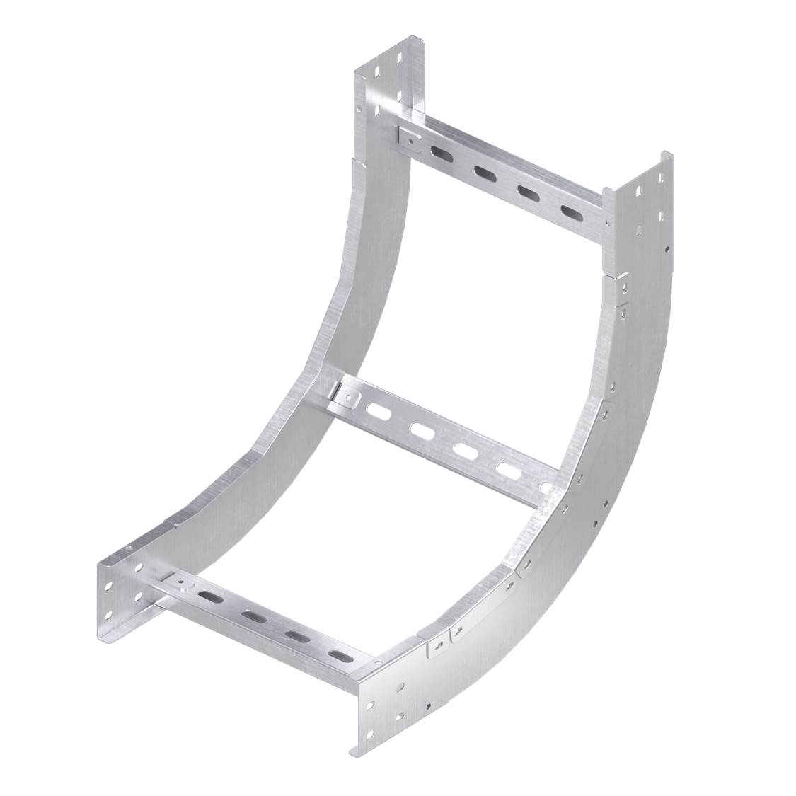 Угол вертикальный внутренний 90 градусов, 50х300 R300, цинк-ламельный в комплекте с крепежными элементами и соединительными пластинами, необходимыми д