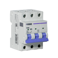 FMB-B 6kA 3P 10 х-ка B Автоматический выключатель