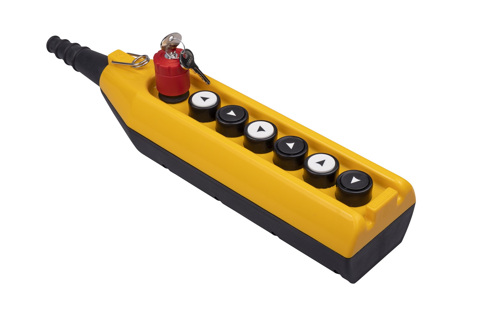 Крановый пульт PV7-AC20-B-2-2-2-IP65 желто-черный с CP-AC20 (СА1С2) и 3 группами PVT(HBD-HSD)-1B11B2