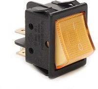 A14B1S11 Выключатель с подсветкой желтый