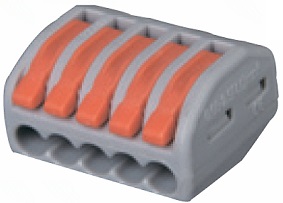 Соеденительная клемма пружинная с рычагом СК-415 (5х2,5мм) [ст.арт.9909234]