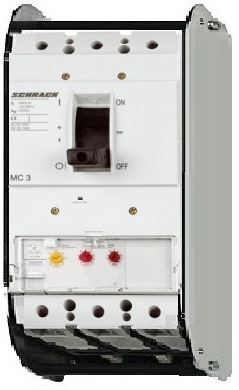 MC3-3A- 50N-AE400 In=400A, Ir=0,5-1In,Ii=2-11In, 3P 50кА Авт.выкл, ER расцепитель+выкатной модуль