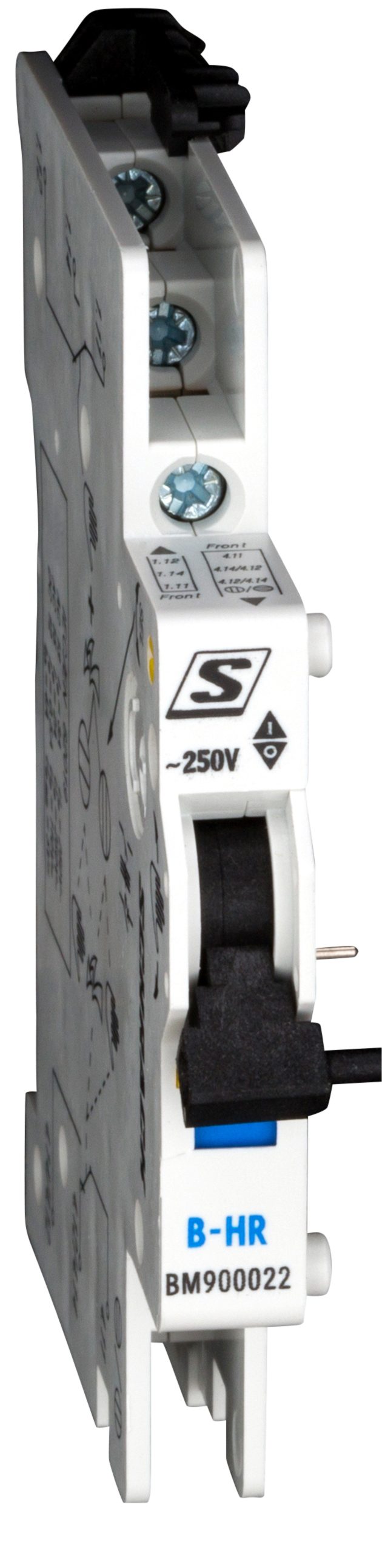 Блок-контакт B-HR аварийный/вспомагательный 2ПК контакта для BM,BO,BC,MP монтаж защелка