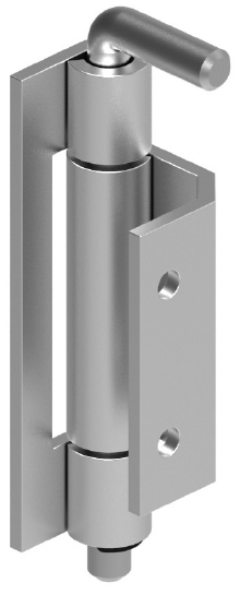 Петля 370 скрытая с планкой под сварку, винты M4, штифт