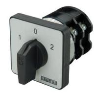 PS025KD234 Переключатель полюсов реверс. двухфазный (1-0-2) 25А