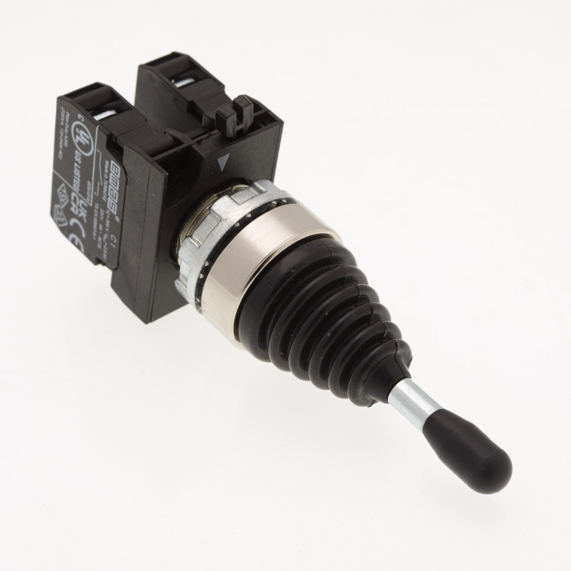 CM-DJ20-(CA-C1-C1)-IP65 Джойстик металл, 2 положения с фиксацией 2НО