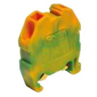 MPK  2,5mm Клемма мини заземляющая проходная закрытая, пружинные зажимы, 24A [ст.арт.1470]