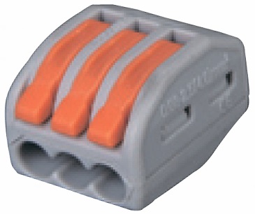 Соеденительная клемма пружинная с рычагом СК-413 (3х2,5мм) [ст.арт.9909201]