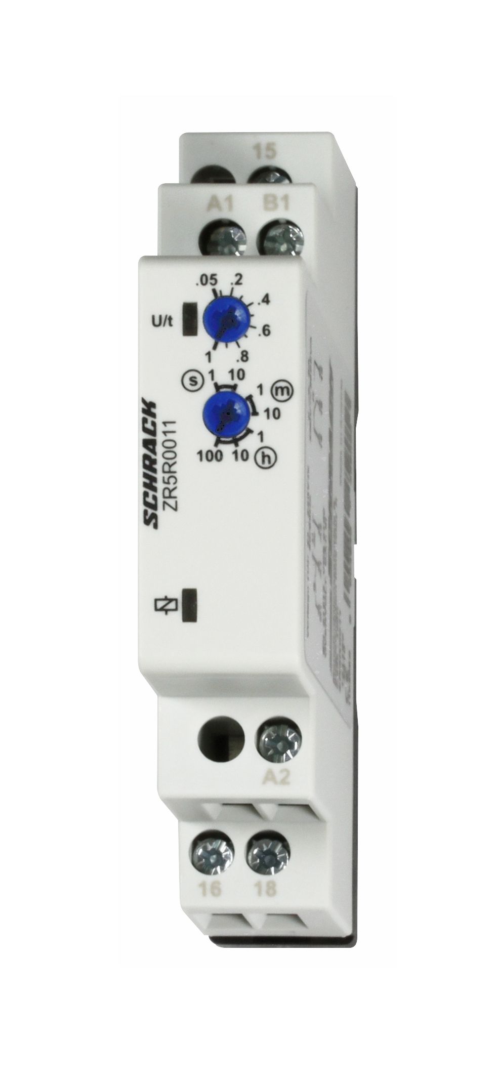 ZR5R Однофункциональное реле времени 24-240VAC/DC, 8A, 1ПК контакт с задержкой выключения