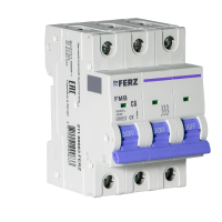 FMB-C 6kA 3P 06 х-ка C Автоматический выключатель