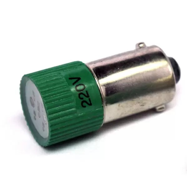 Ba9S-LED24-G Светодиод зеленый 24В AC/ для блок-контакта подсветки B3 к серии B
