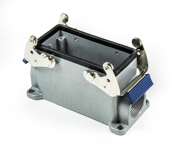 EB-M- 16-GD-27 Корпус пустой стационарный на плоскость металлический 16 выводов 16А двойной боковой