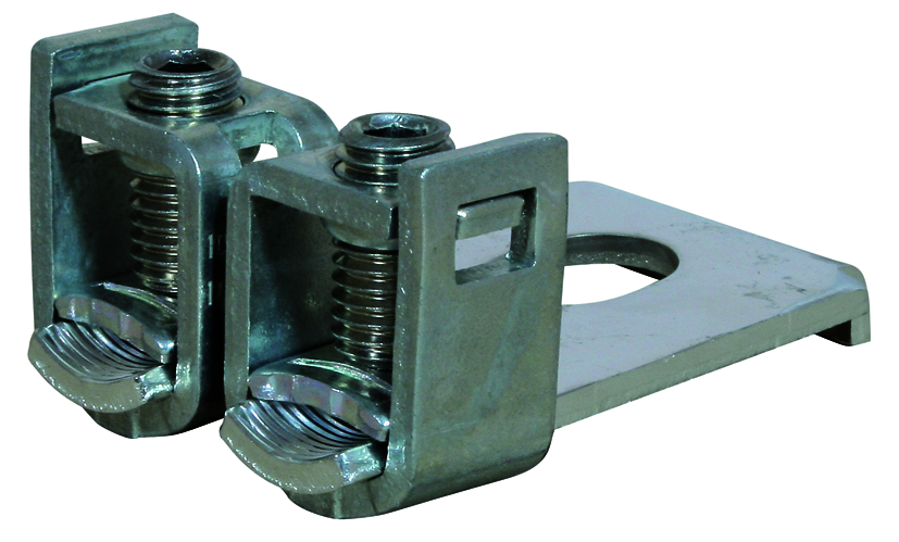 Клеммный зажим рамный на 2 кабеля 10-95мм AL/CU KU00/1/2X/A30-40 для вертикалных ПВР  SL-00