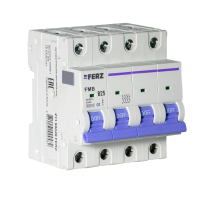 FMB-B 6kA 4P 25 х-ка B Автоматический выключатель