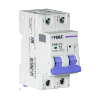 FMB-DC 6kA 2P 02 х-ка C, DC500В Автоматический выключатель