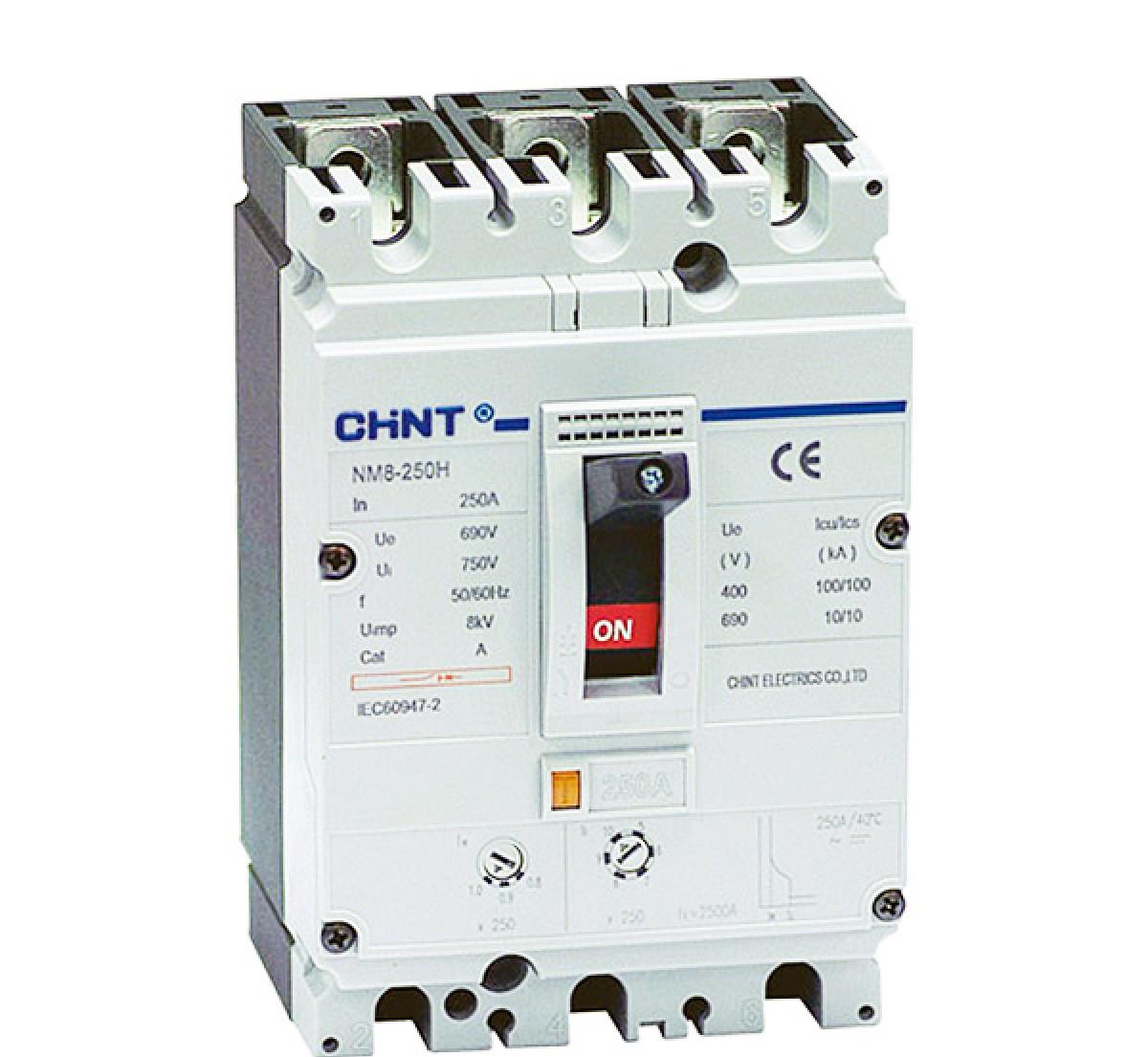 Авт. выкл. NM8-250S 3P 100А 50кА