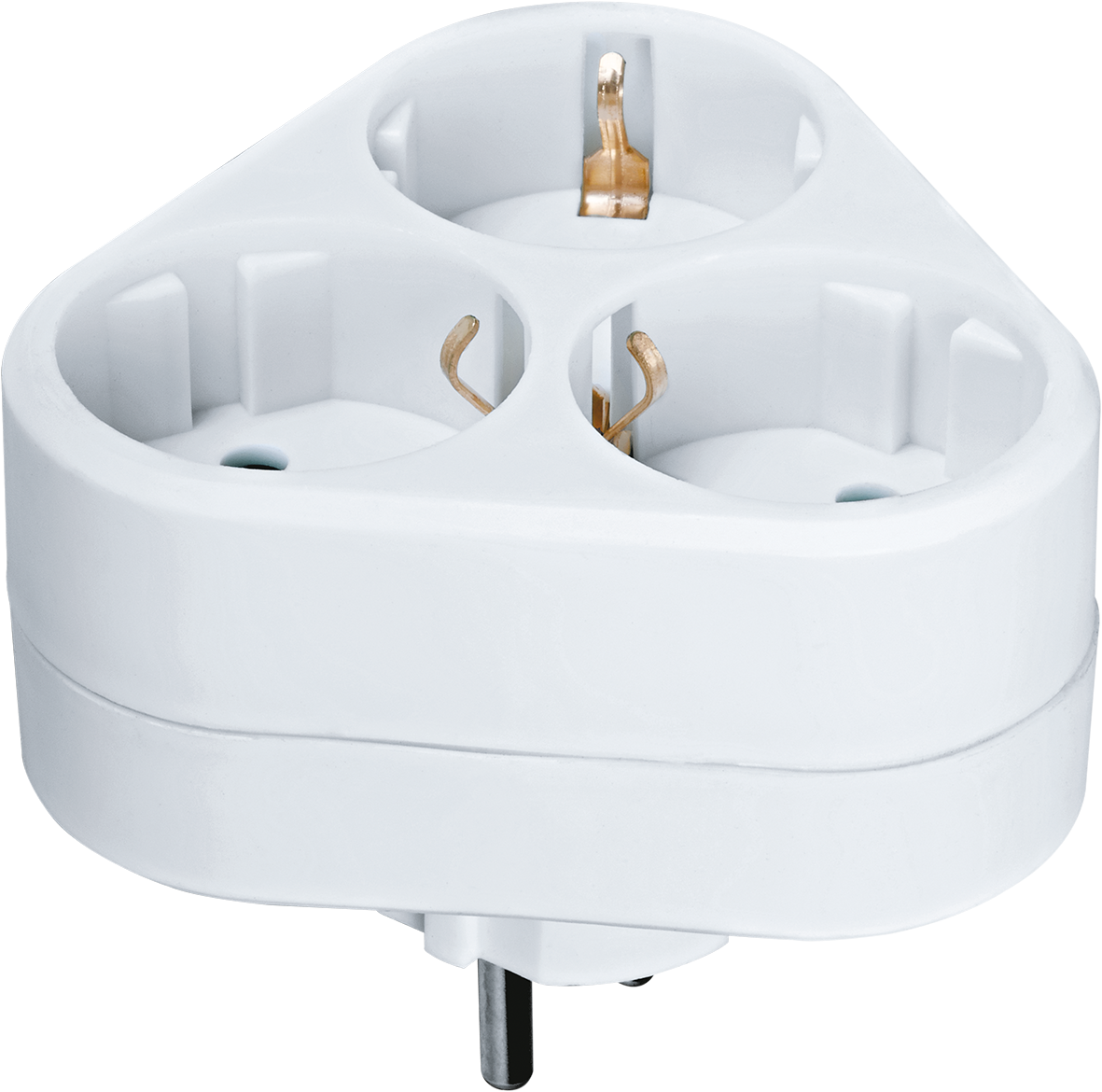 Разветвитель Navigator 94 693 NAD-S-3E-WH 3 гн. (треугольник) с/з