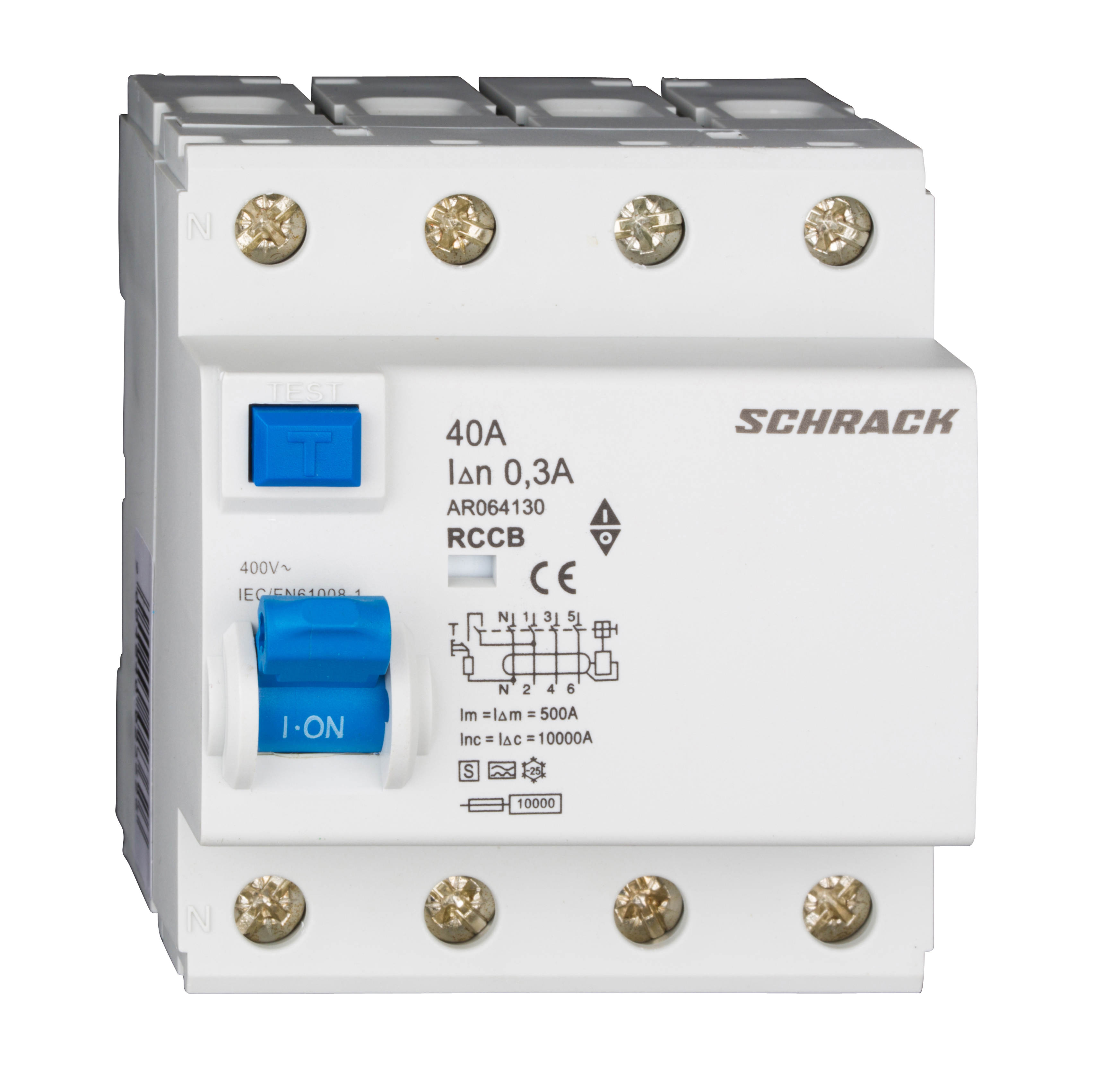 AR-S 10кА 4P 40A/ 300mA УЗО тип S