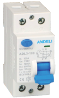 ADL3-100 1P+N  80A  30mA 6kA тип AC 2М УЗО