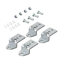 Кронштейны для настенного крепления из нержавеющей стали AISI304 для навесных и клеммных корпусов, 4 шт.