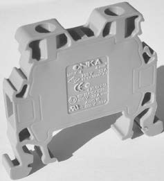 MRK   4/6,7mm Клемма синяя проходная закрытая, винтовые зажимы, 32A [ст.арт.1025]