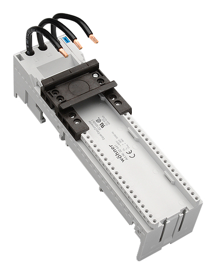 Шинный адаптер EСC 32A(54х200) для системы шин 60мм, 1 держатель с дин-рейкой 3 модуля