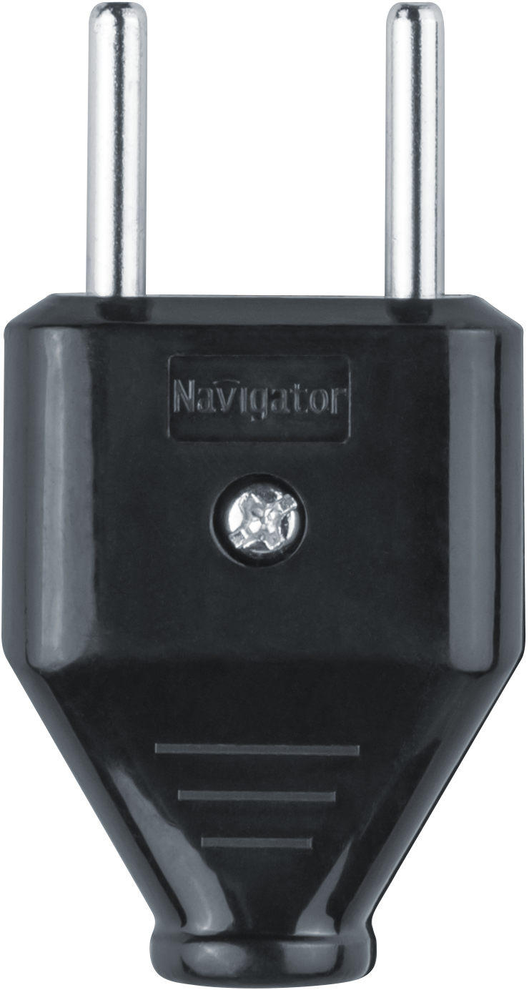 Вилка Navigator 61 714 NCA-PL07-6A-X-BL прямая б/з черная