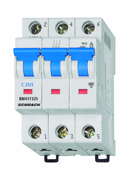 BM  4.5кА 3p C 25A Автоматический выключатель
