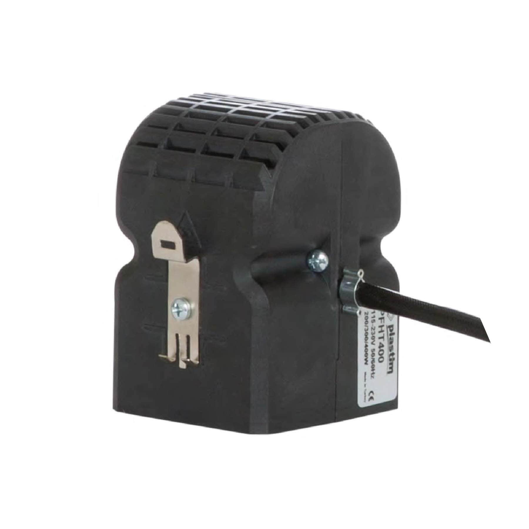 Нагреватель с вентилятором 200/300/400Вт/10м3/ч, 110-230VAC, кабель 0,3м, PTC резистор (Plastim)                                                      