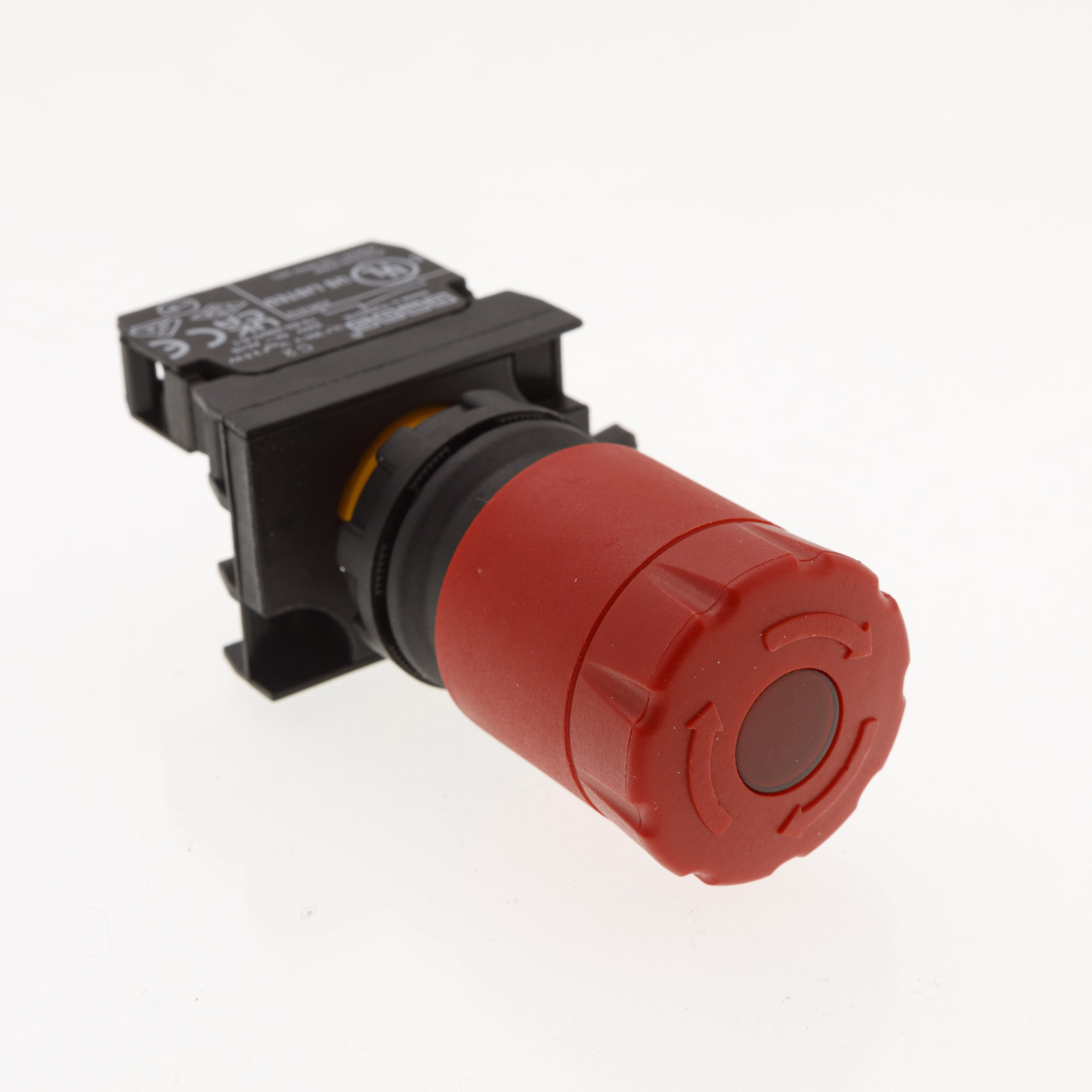 CP-ES30R-R-IP65 (CA-C2) Аварийная кнопка красная пластиковая "Грибок" д30 включение вращением 1НЗ с подсветкой