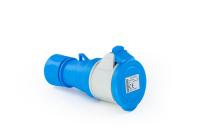 ECE316V4PU Розетка кабельная 3x16A (2P+E) IP44